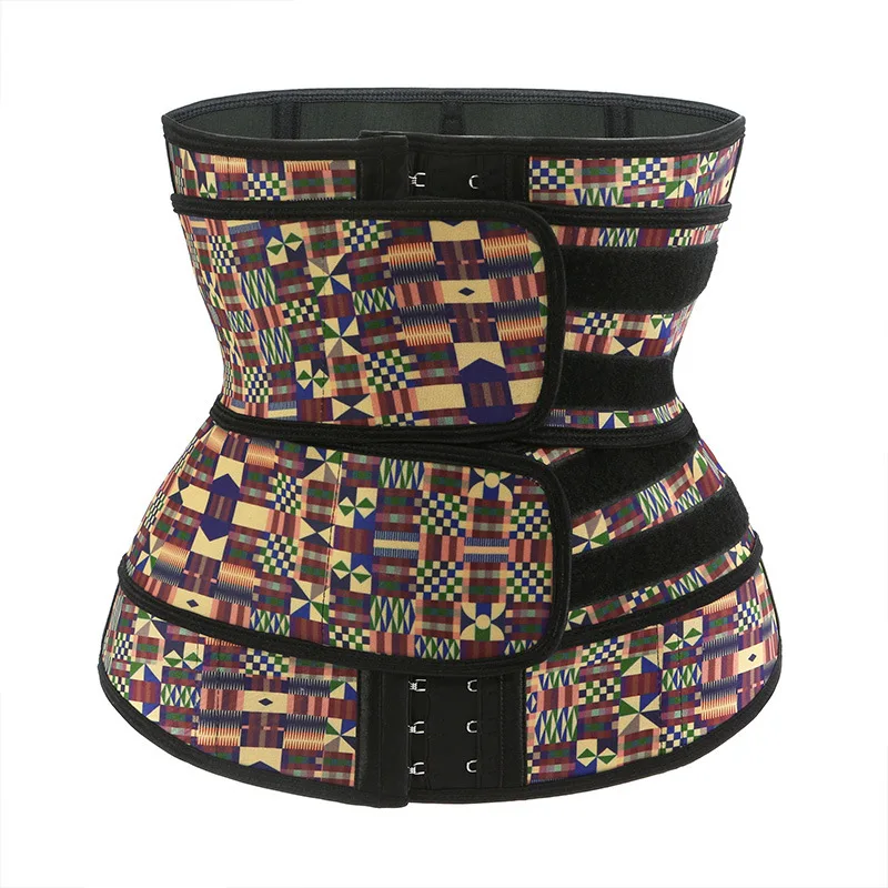 

Women's latex fajas New Sport Girdle Belt Waist Trainer Belt Slimming Body Shaper Waist Trainer for Women, Brown