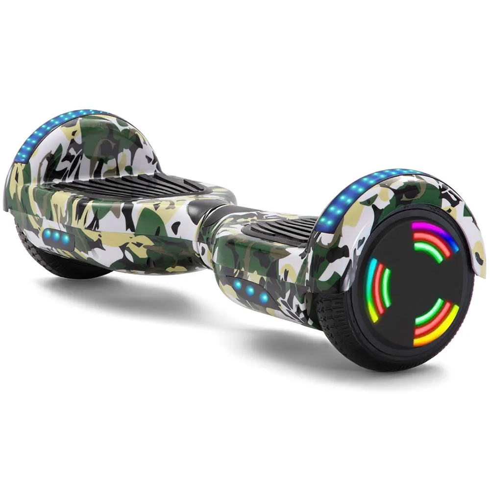 

New Design E-skateboard 6.5 eu warehouse Hoverboard scooter electric scooter self balancing, Camo green