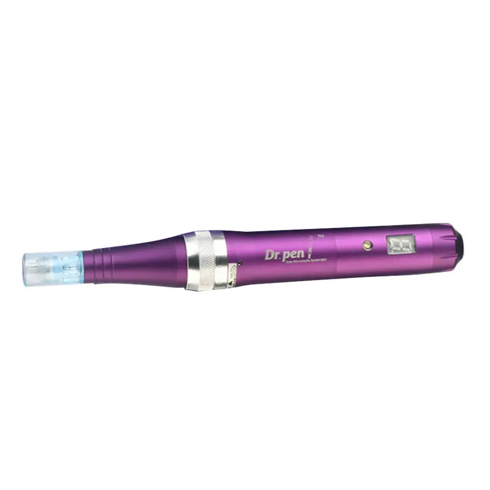 

X5 Derma pen Dr Pen Auto Micro Needle Derma Stamp Anti-Aging Factory Direct Supply Digital Speed Display Screen Derma pen Ultima, Purple