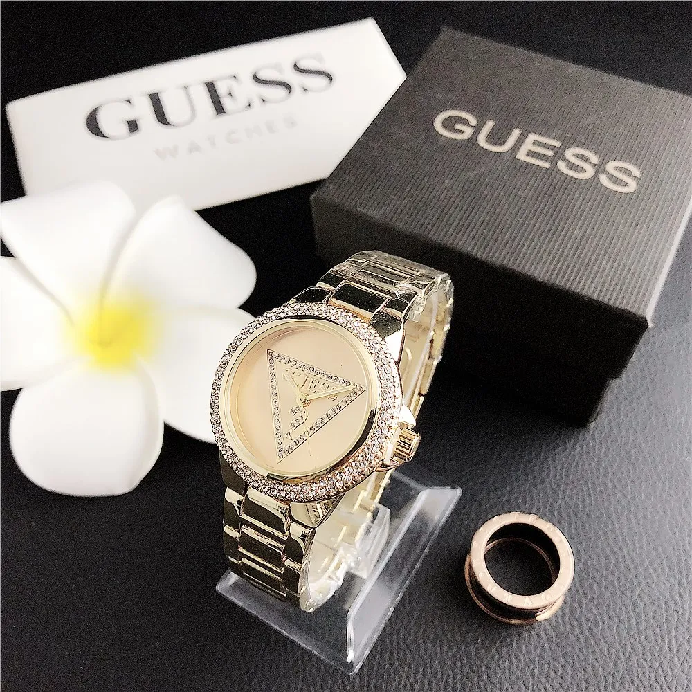 

Factory Made wristwatch gold custom watch logo relojio feminino luxury fashion diamond ladies wristwatches stainless