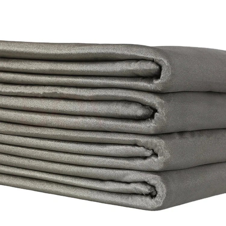 
70D Silver Fiber Knitted Stretch Fabric for Special uniform, Maternity dress, Curtains 