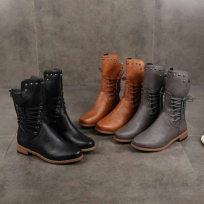 

Autumn Ladies Boots New Model Sports Boots Non-Slip High Quality Women Boots, Black,brown,grey