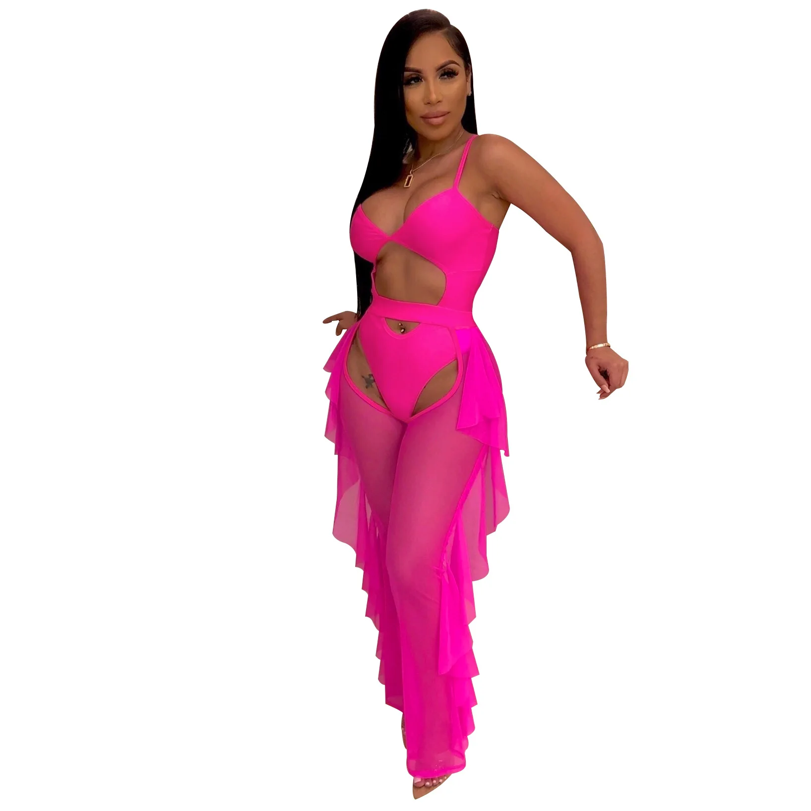 

Fvshion Ropa De Playa Bathing Suits For Women Playa Trendy Two Piece Bikini Swimwear Neon 2021 Beach Outfits Bathing Suit