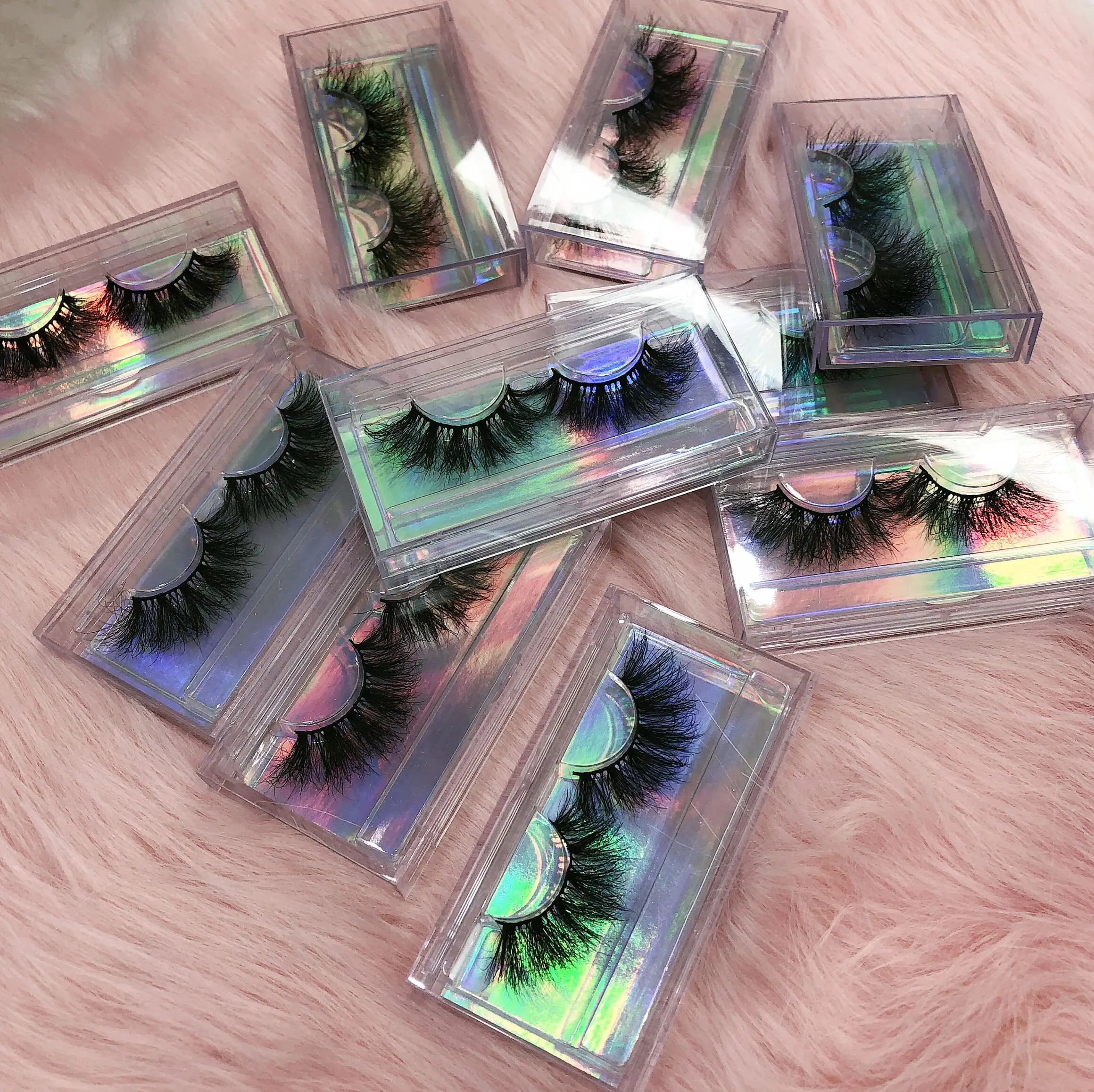 

private label mink eyelashes with custom box