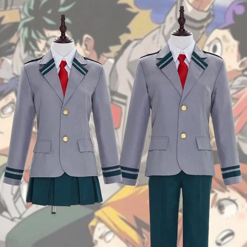 Custom Male / Female Anime My Hero Academia Cosplay Costume School Uniform Set