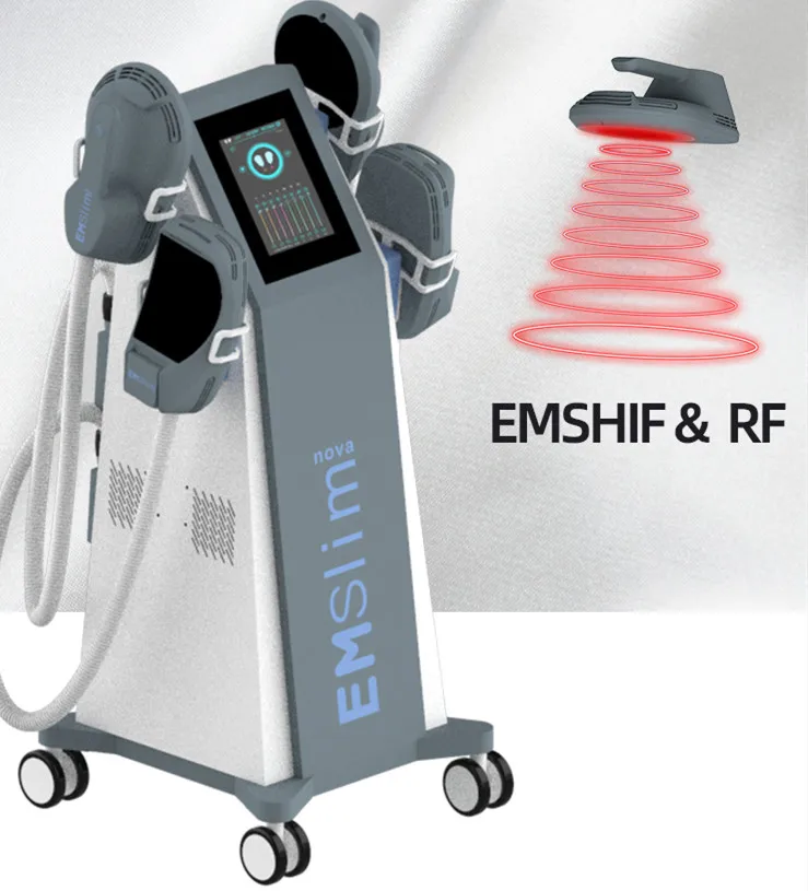 

4 Handle Ems Body Sculpting Machine Muscle Stimulator Hi-emt Emslim Weight Loss