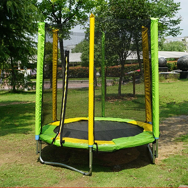 

Trampoline Combo Bounce Jump Outdoor Trampoline for Family School Entertainment W/Safety Enclosure Net Spring Pad Ladder