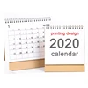 2020 new table calendar printing design 365 day folding advertising desk calendar
