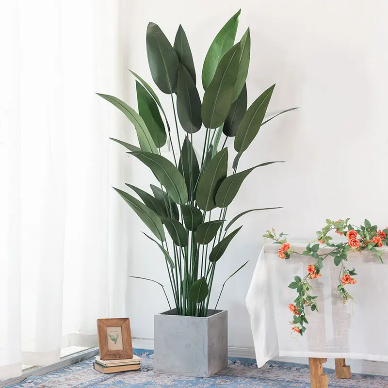 

Fake Tree Fabric Plants Indoor Decoration Home Artificial Plants Canna Indica