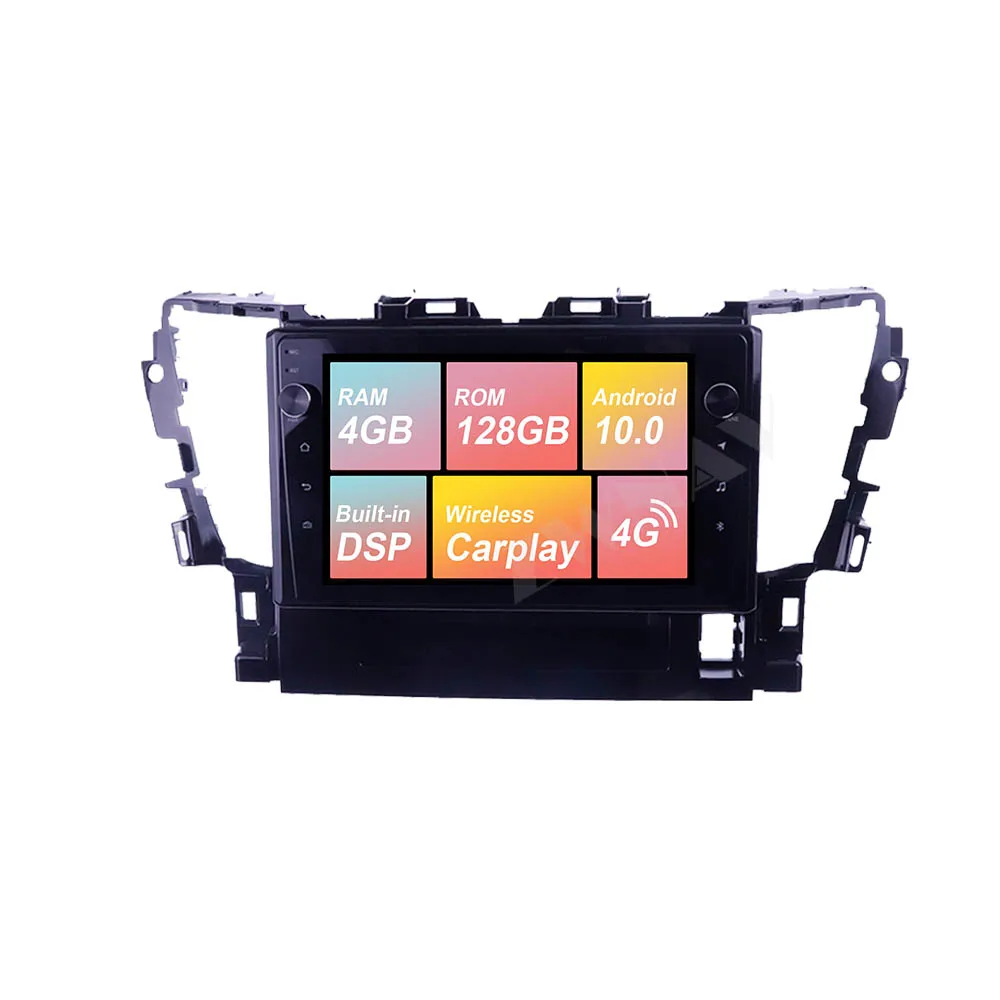 

Audio Navigation GPS Android 10 4GB+128GB For Toyota Alphard 2015-2018 Screen Car Carplay Radio DVD Player Stereo Multimedia DSP