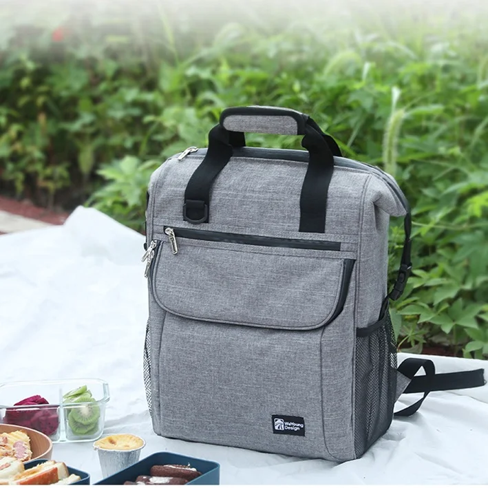 

large capacity backpack cooler bag portable leakproof waterproof peva cooler bag for picnic hiking food delivery