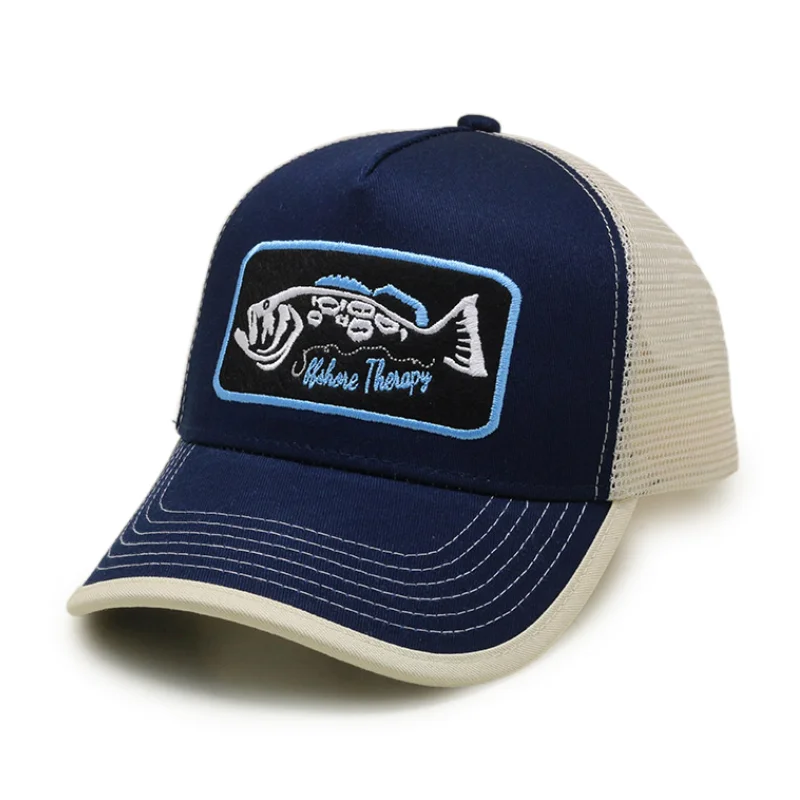 

Custom Embroidery Mesh Trucker Caps Sport Mesh Caps Baseball Cap 6-panel Hat Embroidered 100% Cotton and 100% Polyester Unisex