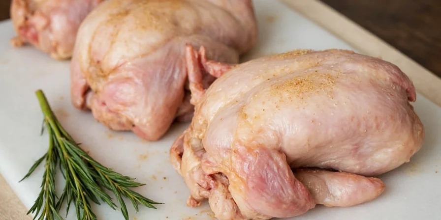 Grilled brined chicken thighs