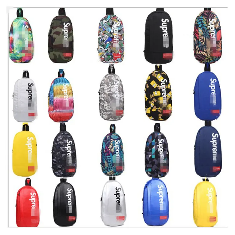

Hot Selling Outdoor sports multi-functional pockets riding running travel business canvas hanging chest bag, Available