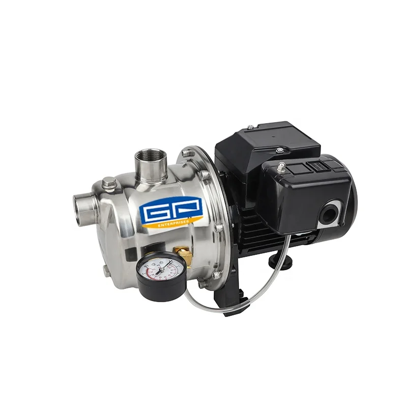 

GP Enterprises Made 115V 230V Stainless Steel 1/2HP 66PSI 25' Depth Shallow Well Jet Water Pump with China factory price