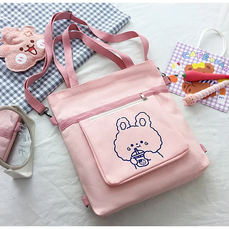 

Foldable high capacity sublimation bag canvas tote for working, 8 colors