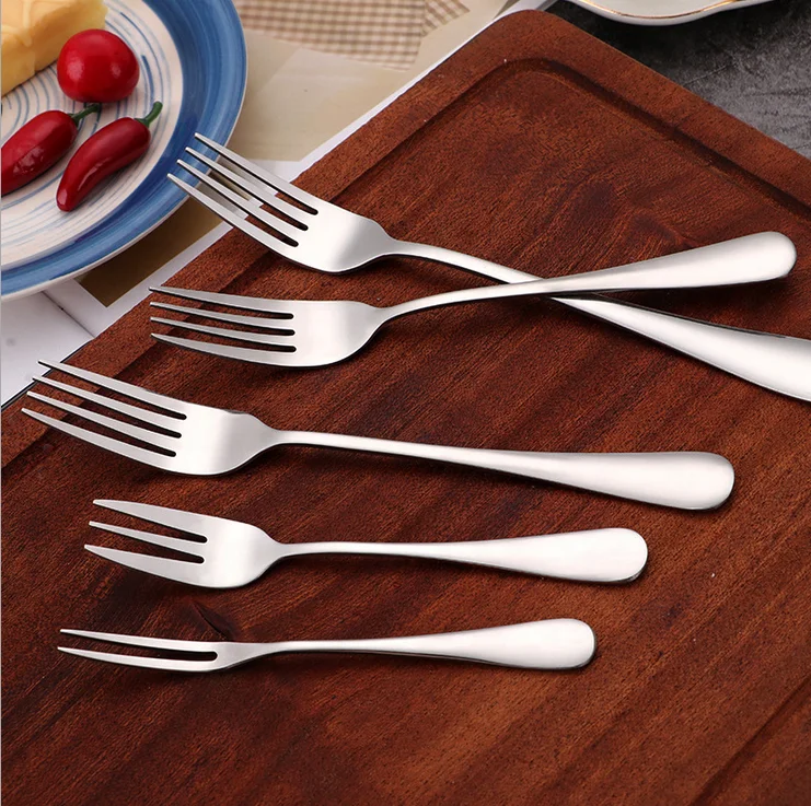 

Bulk metal fork stainless steel dinner fork cake fork