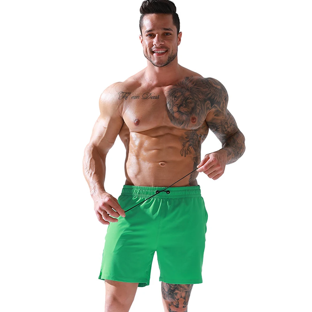 

2022 New Pants Zipper Sports Shorts Men Casual Pants Stretch Sports Running Short