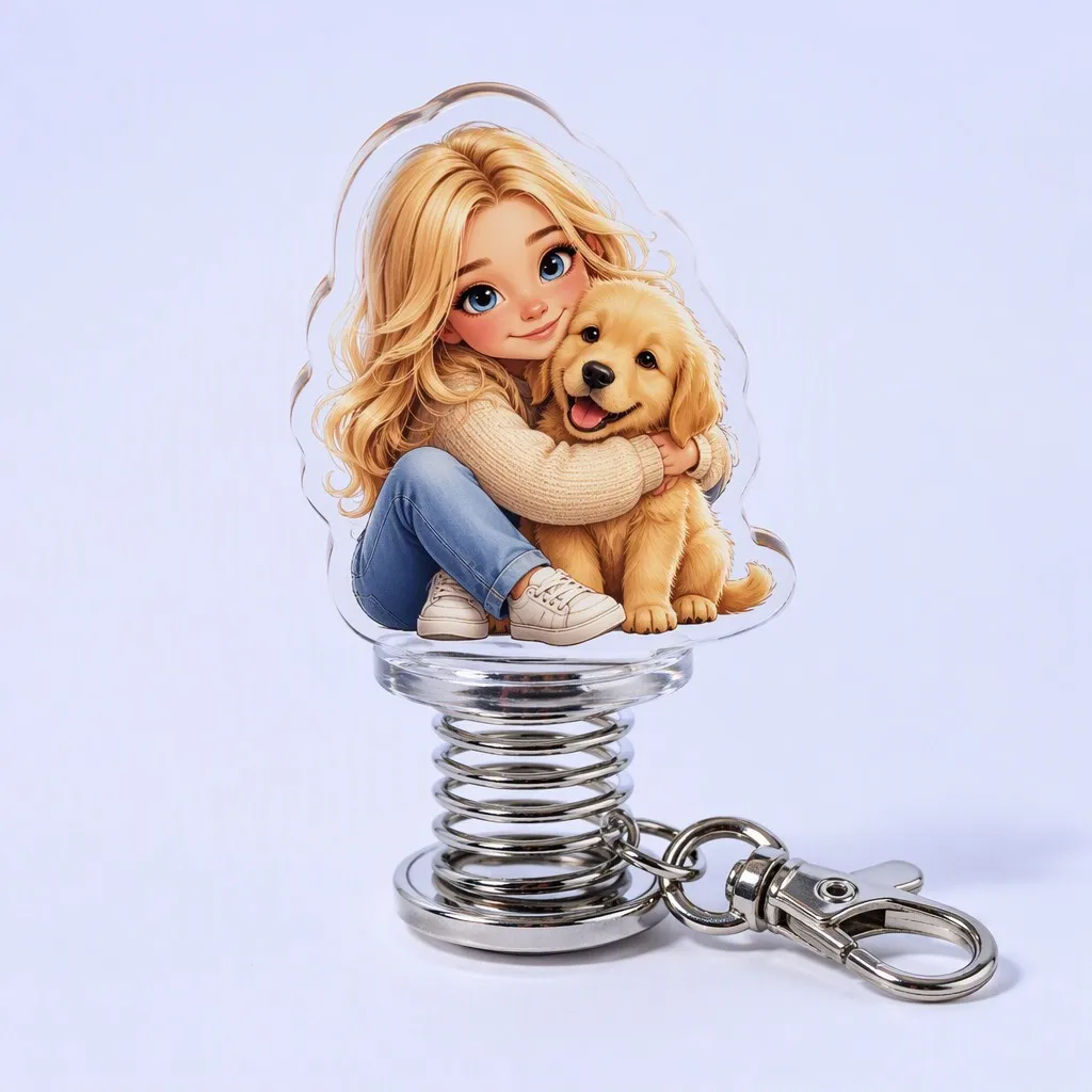 Pet Series - Blonde Girl & Puppy