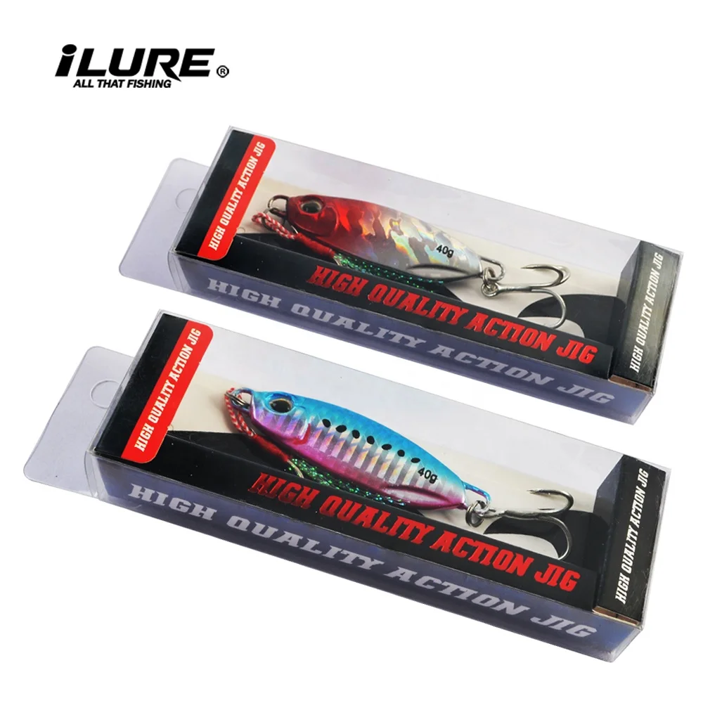 

ILURE High Quality Mental Jig Fishing Speed 15g 20g 25g 30g 40g 60g Cast Metal Jig