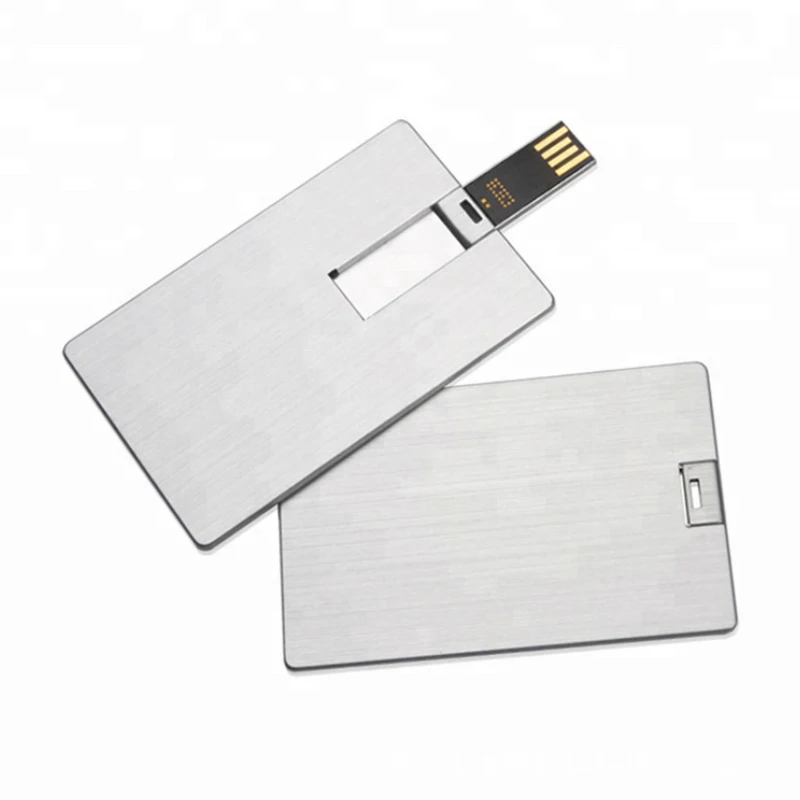

High Quality Business Metal Card USB Flash Drive Logo 4GB USB Pendrive