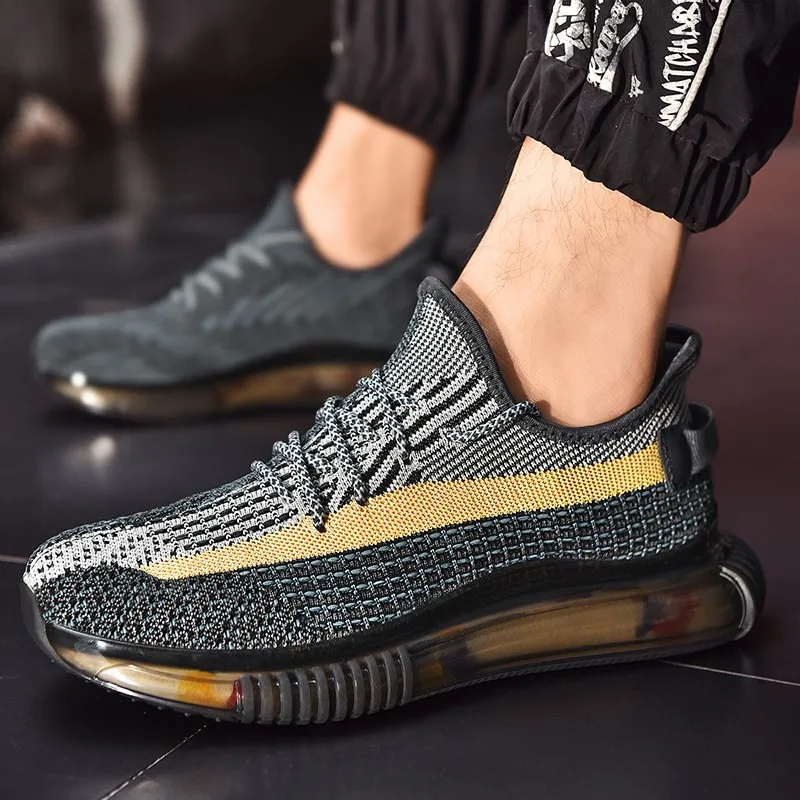

High quantity fashion trend 2021 Men's casual shoes boys air cushion running shoes
