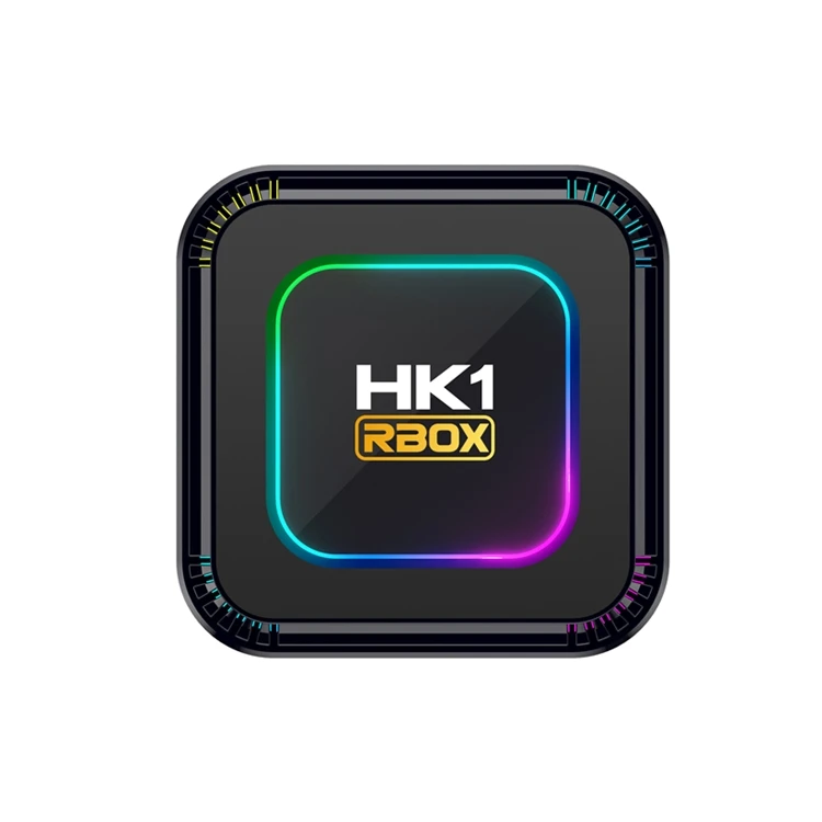 

2023 newest RGB light Android 13 TV box HK1 Rbox K8 2G 4G RAM 16G 32G 64G 128G ROM dual WiFi 4K RK3528 chip WiFi 6 set top box