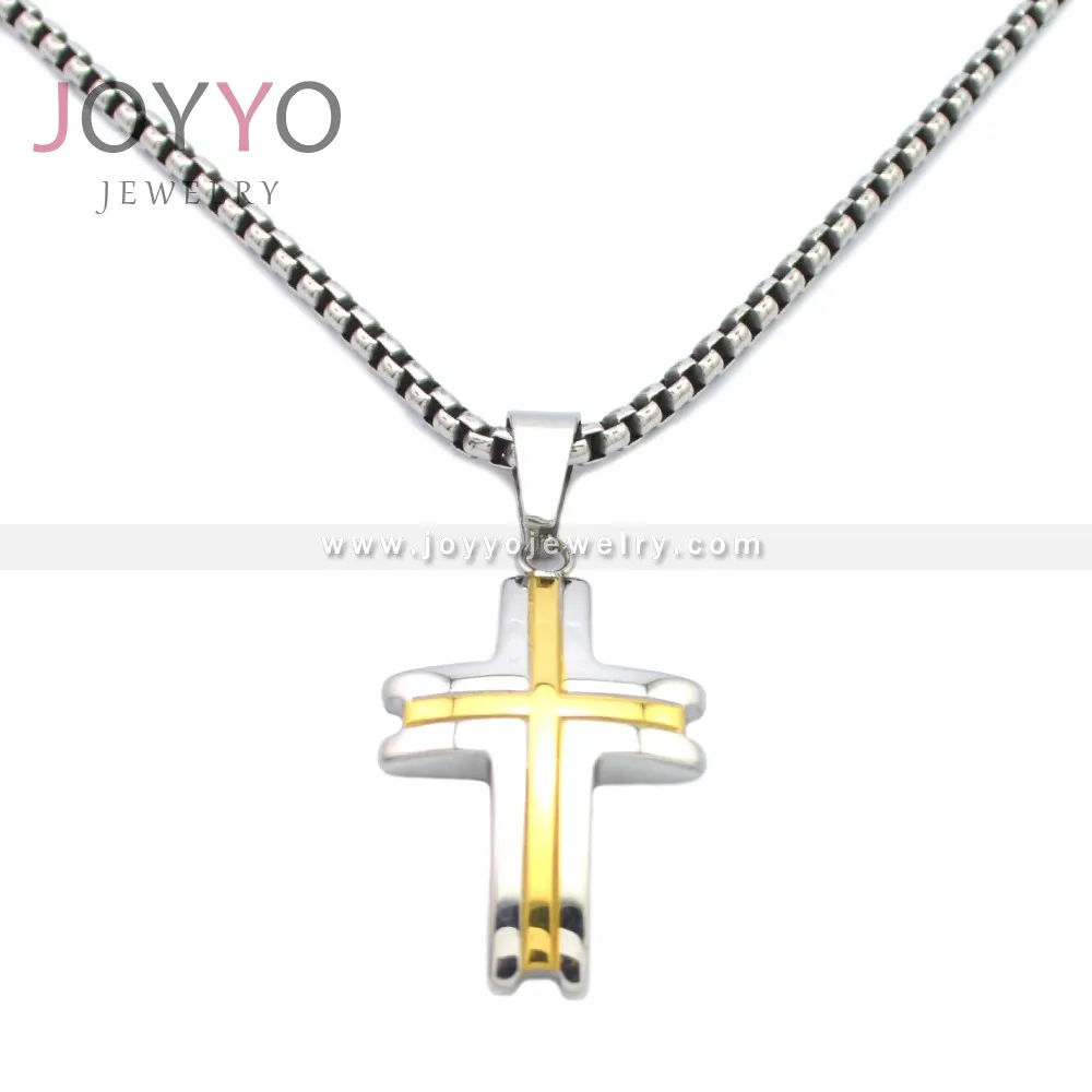 

2021 New Arrival Wholesale jewelry stainless steel Religion Cross Pendant