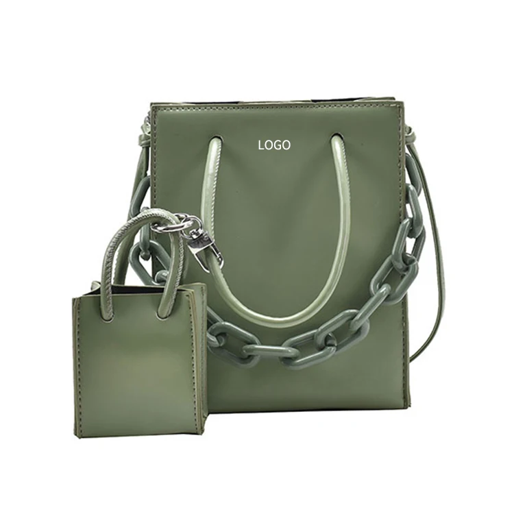 

AZB374 Candy Color Portable Handbags Women Shoulder Bag Crossbody Son-Mother Bag Fashionable Tote Handbags For Women, Brown, wine red, various colors available