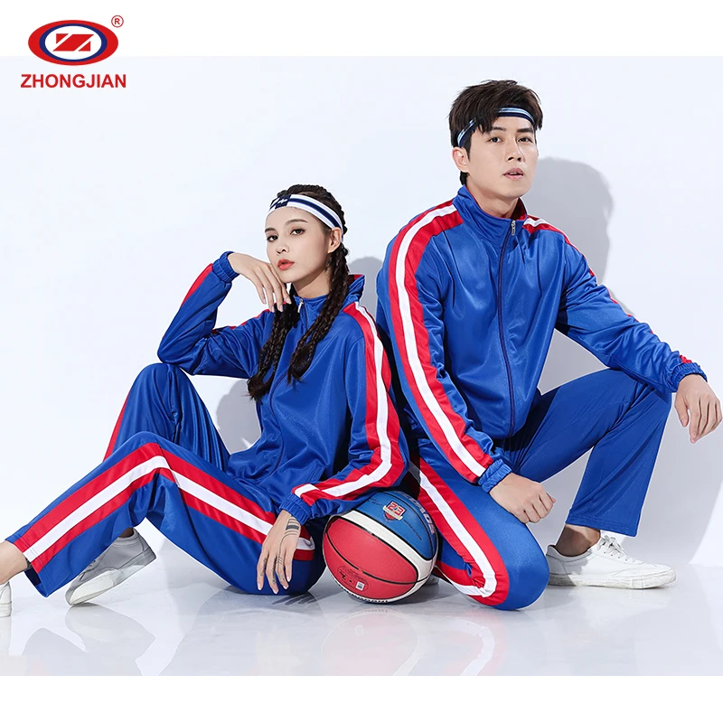 

2021 Custom Ladies Solid Color Long Sleeve Sets Two Piece Fitness Track Suit Unisex Sweatsuit Set