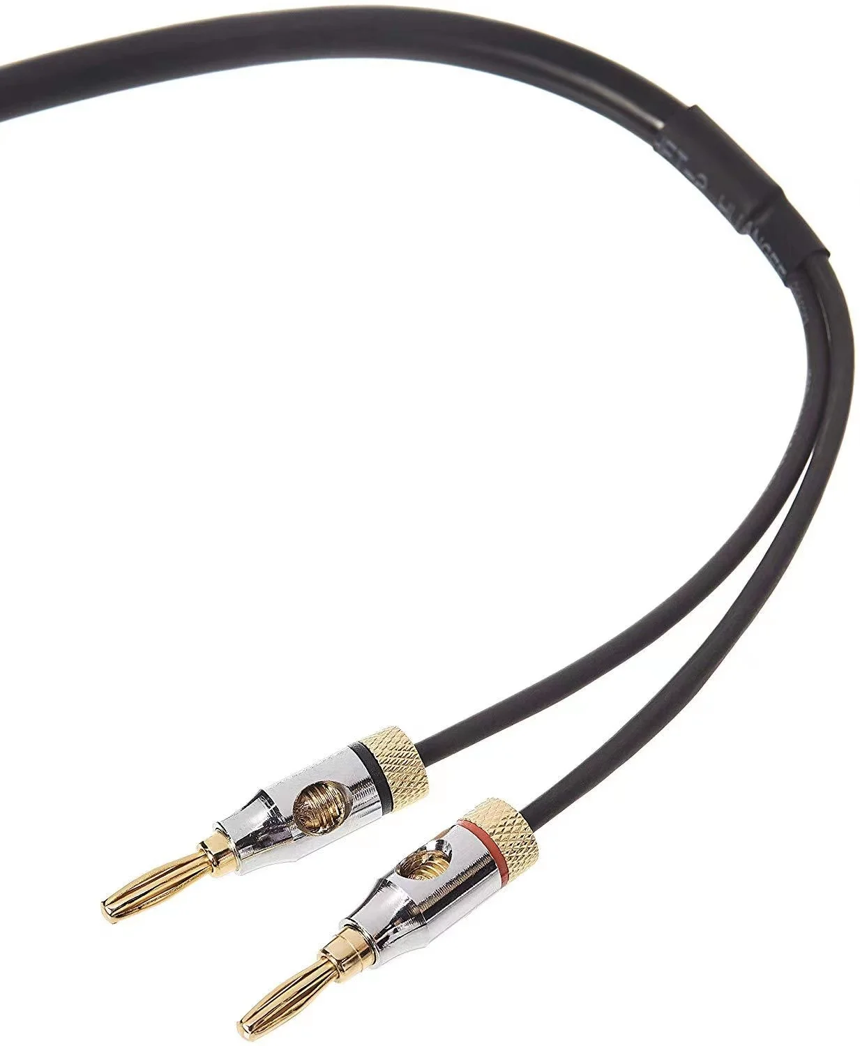 

16AWG Speaker Cable Wire with Gold-Plated Banana Tip Plugs