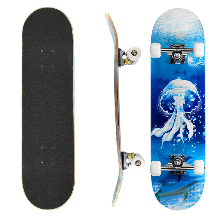 

Sample Available Custom Aluminum Alloy Paint Bracket Complete Skateboards Supplier Skateboard For Sale, Customized color