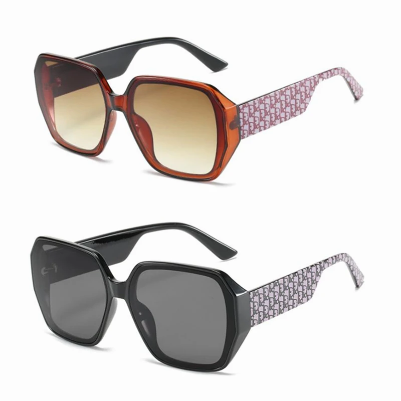 

Newest 2021 Fashion Summer Vintage Shades Ladies Designer Sunglasses Famous Brands Luxury Oversized Square Sun Glasses For Women, As show /custom colors