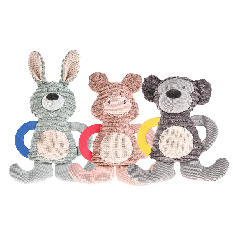 

Cute And Delicate Sounding Plush Toys For Dogs Multifunction Pet Chewing Supplies Interesting And Changeable Pet Toys, Blue,gray,pink