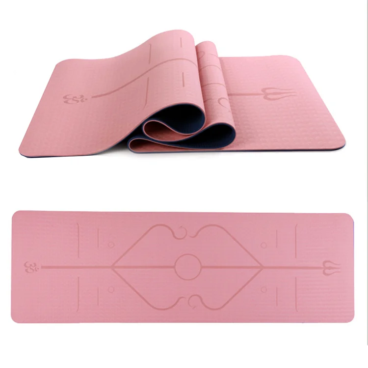 

Wholesale colorful yoga mat TPE yoga mat Cork yoga mat eco friendly