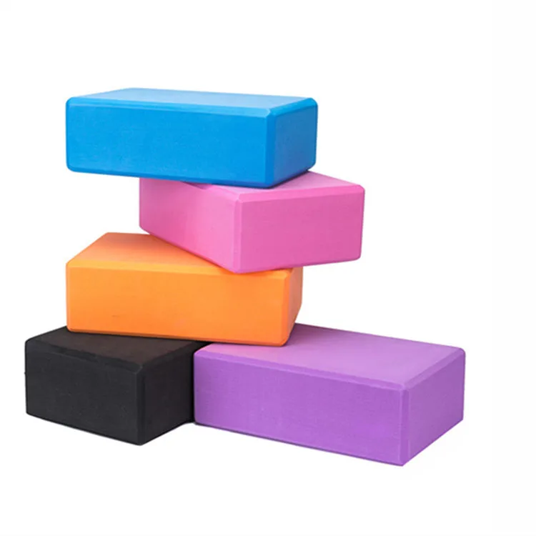 

Eco Friendly Soft Custom Logo Thick Foam EVA Yoga Block Brick ,Recycle Yoga Block, Customized color