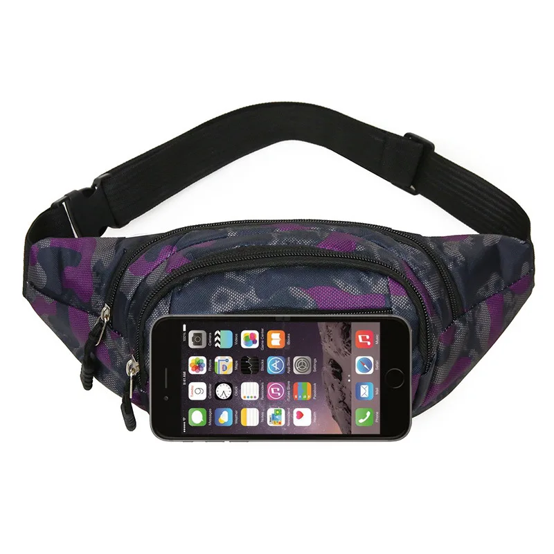 

security stylish waist bag small green, Black