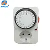 EU 2 Pin 16A 24 Hour Timing Mechanical Scale Switch Socket