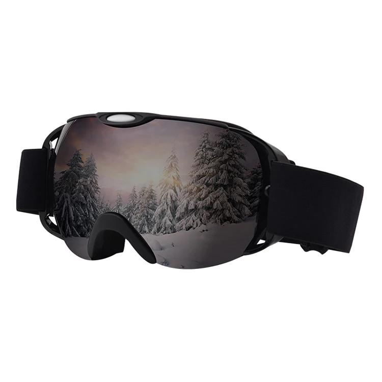 

Winter mountaineering ski goggles anti-fog and snow-blind double layer high-definition lens glasses anti-impact goggles