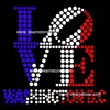 Y0908 High-end sport custom design heat transfers, Flatback Style and Hot-Fix Technics Crystal Heat Transfers