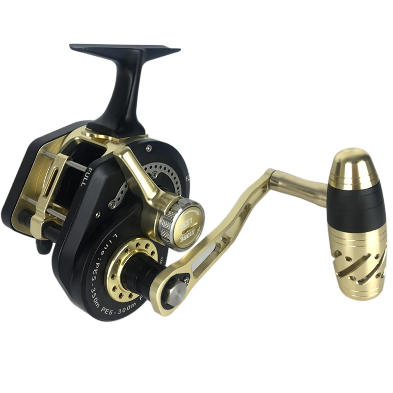 Jigging Master Full Matel Slow Pitch Jigging Reels for Saltwater Casting Boat 9+2BB Underhead Slow Jigging Fishing Reel