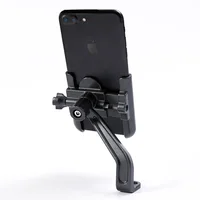 

360 Degree Rotation Motorcycle Phone Holder Mount Bike Mobile Phone Holder With Charger