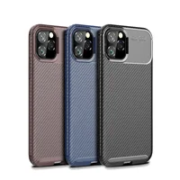 

Wholesale Ultra-thin Protective Cover Brushed TPU For iphone 11 Case Carbon Fiber