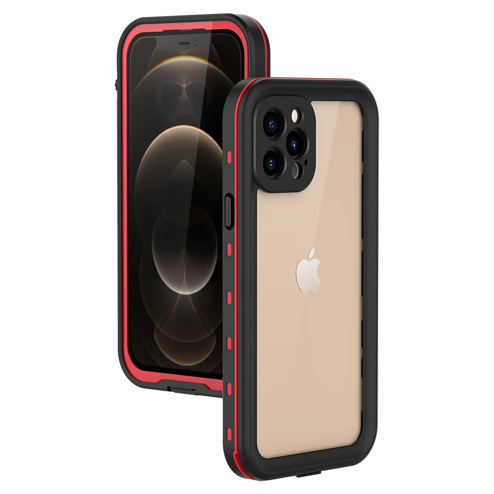 

Fall-proof, shock-proof and waterproof protective cover is suitable for iPhone12 transparent front and back cover phone case