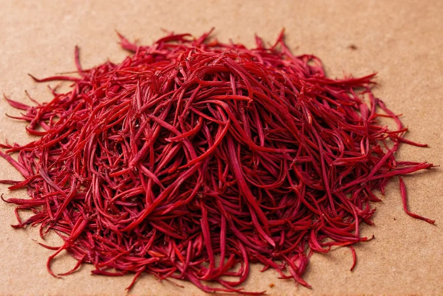 Comparison of properly packaged saffron in light-protected containers versus poor packaging that exposes saffron to damaging light