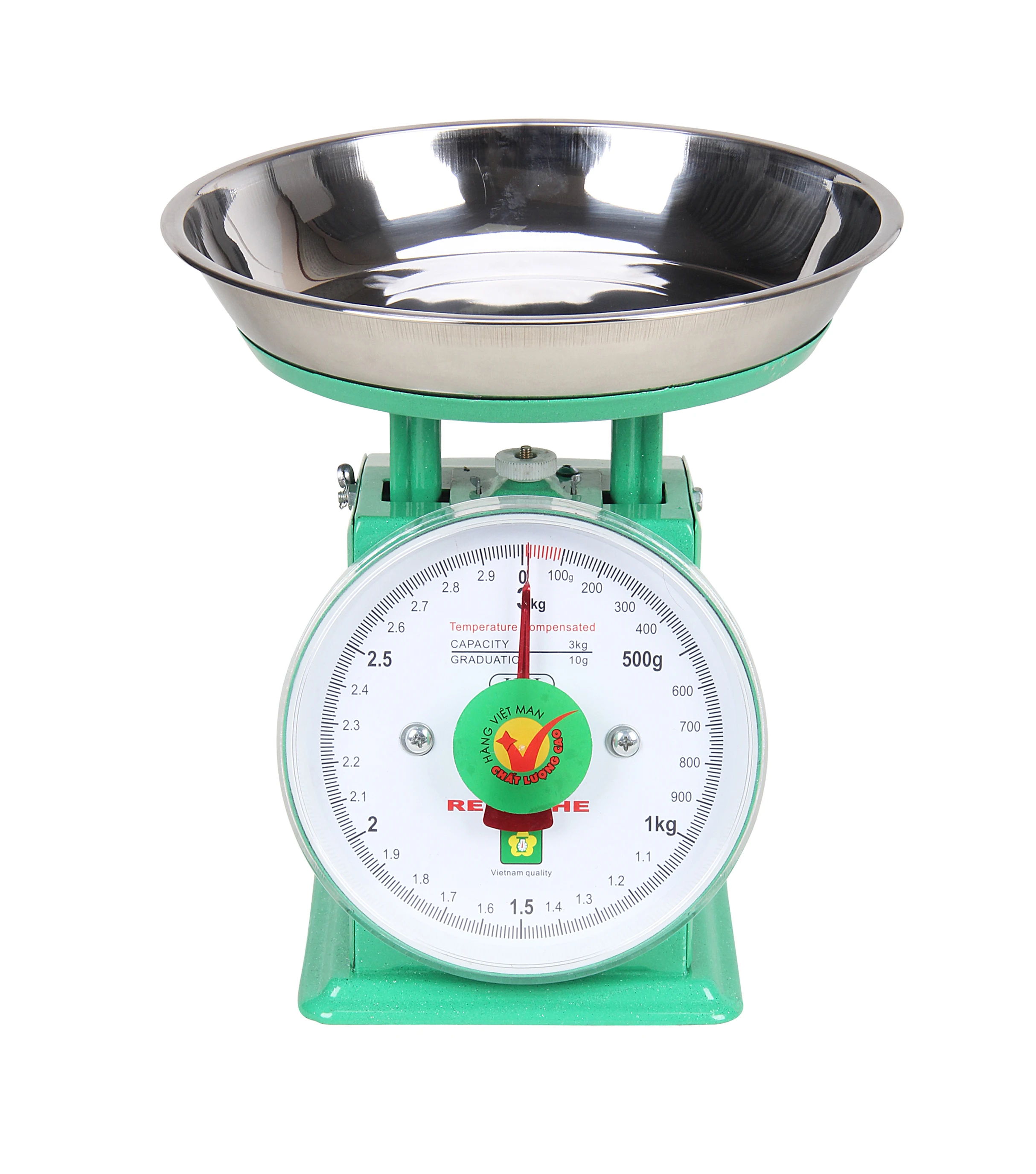 

3kg mechanical scales kitchen bath balance baby 3kg dial spring scale, Green etc