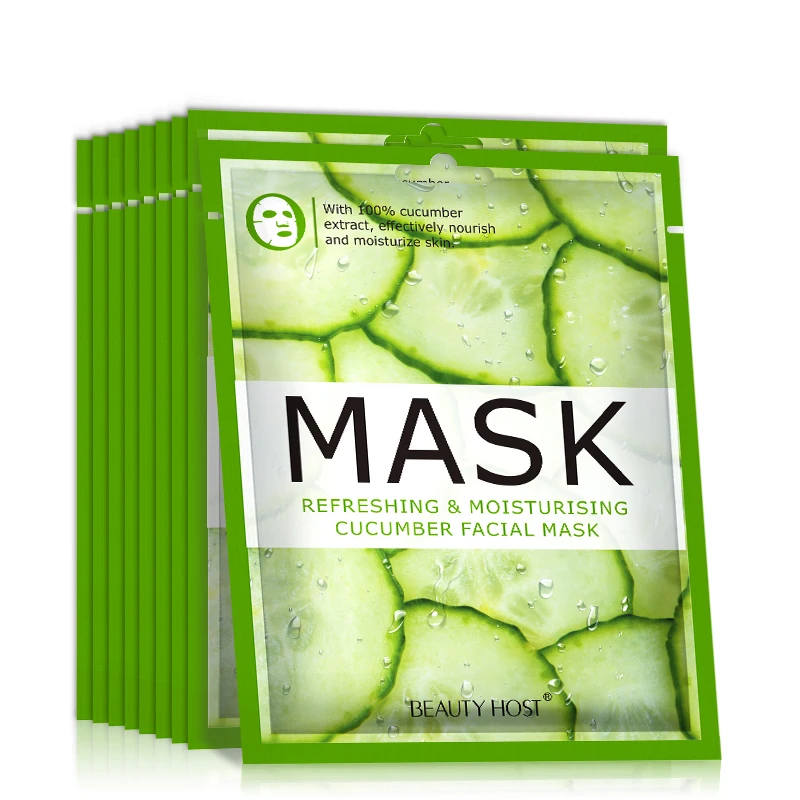 

OEM ODM Cucumber Essence Facial Mask Nourishing Organic Facial Mask Whitening Mask