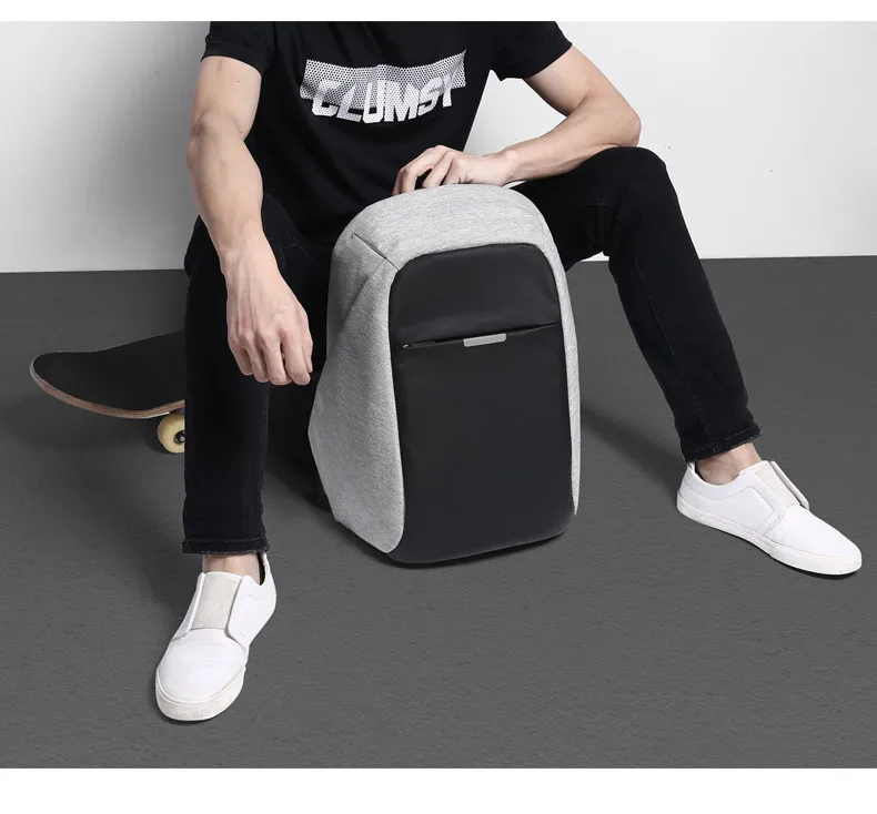 

Mixi Waterproof New Trend USB Charge Fashion Backpack Men Women School Bags Boys Girls Satchel 15.6 Laptop Custom Backpack, Customized color