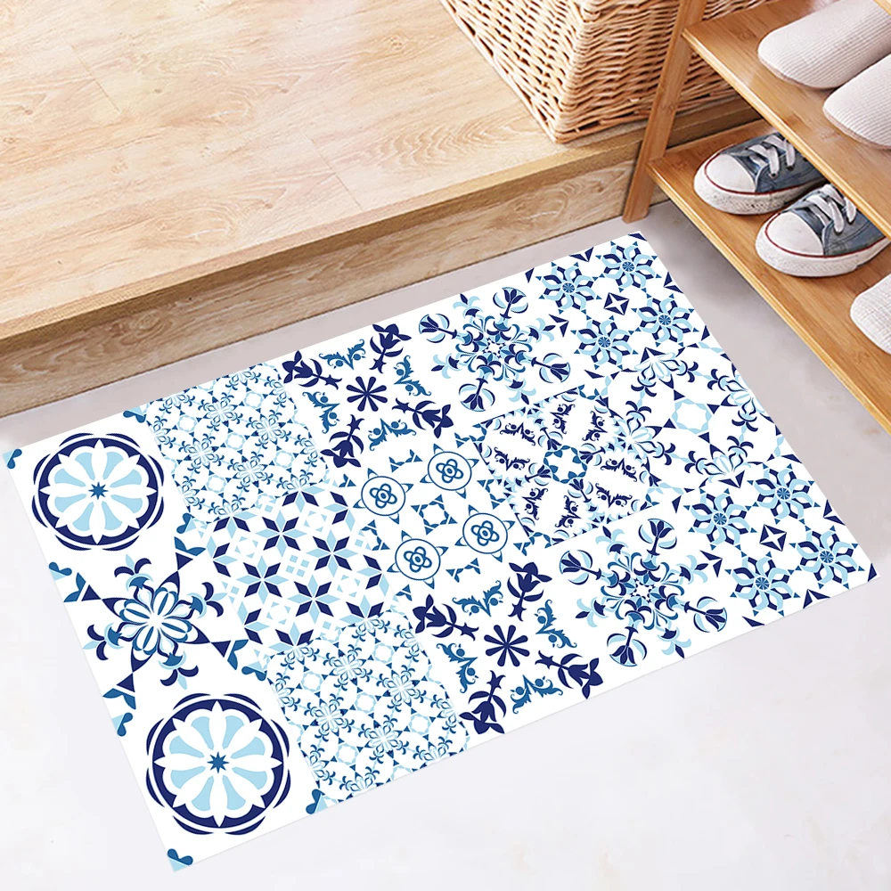 

30cm European Style Crystal Hard Film Tile Sticker Kitchen Home Decor Wall Stickers Self adhesive Waterproof Wallpaper
