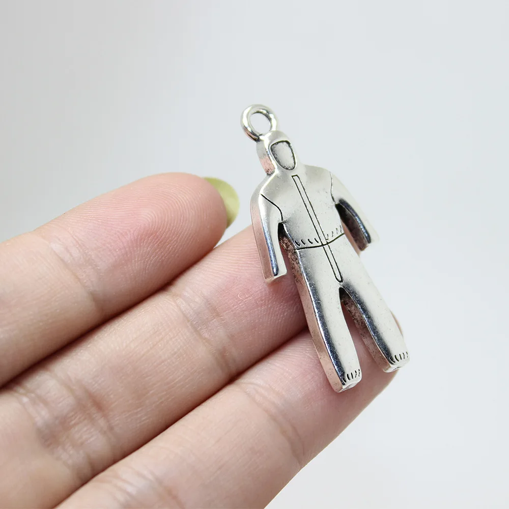 

Zinc Alloy Antique Silver Medical Jewelry Clothings Charms Pendant For Diy Necklace Jewelry Making
